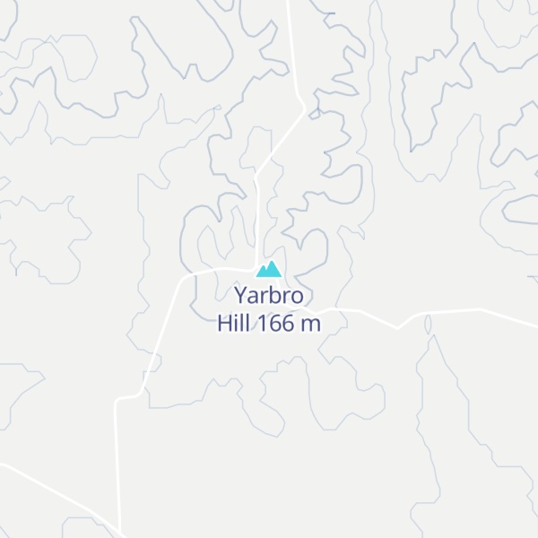 Map of Yarbro Hill