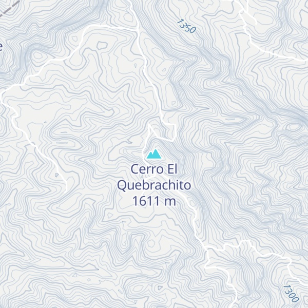 Map of Cerro El Quebrachito