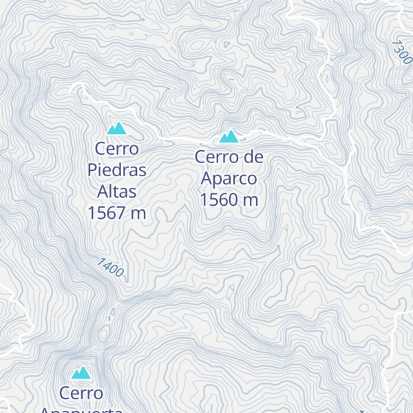Map of Cerro Cuábanos