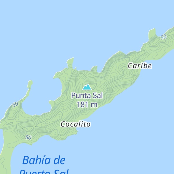 Map of Punta Sal