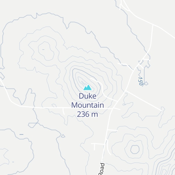 Map of Duke Mountain
