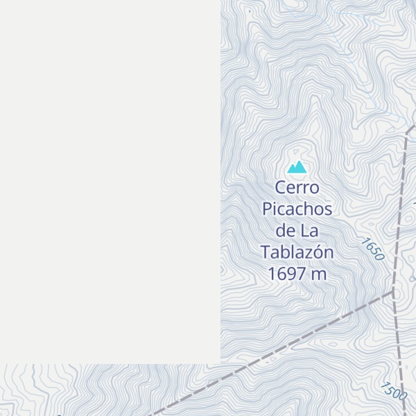 Map of Cerro Montañuela