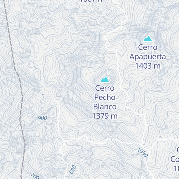 Map of Cerro Alonzo Martínez