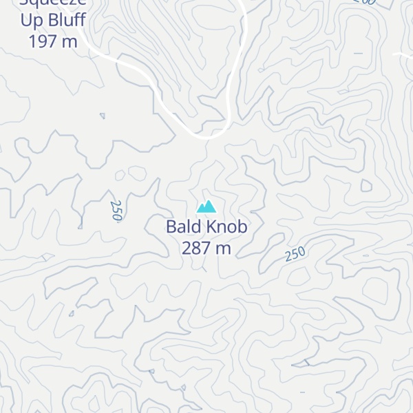 Map of Bald Knob