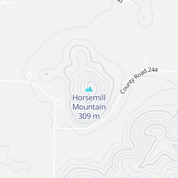 Map of Horsemill Mountain