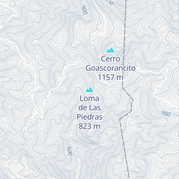 Map of Loma de Las Piedras