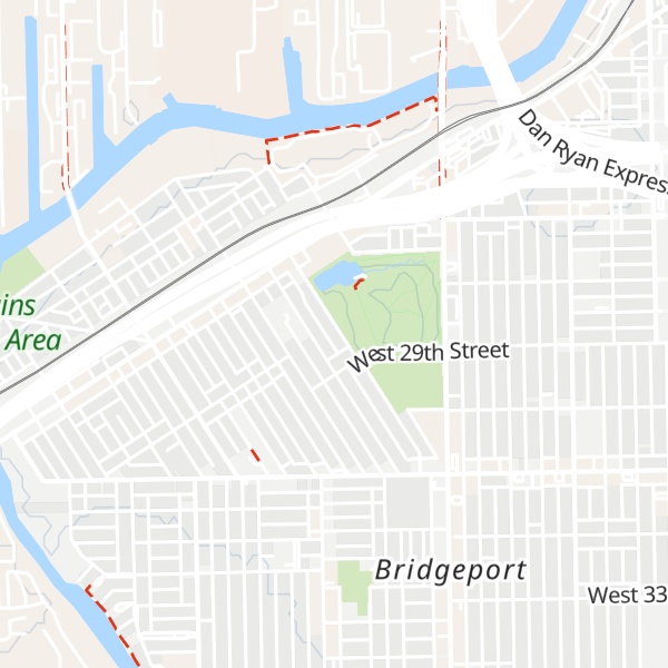 Map of Mount Bridgeport