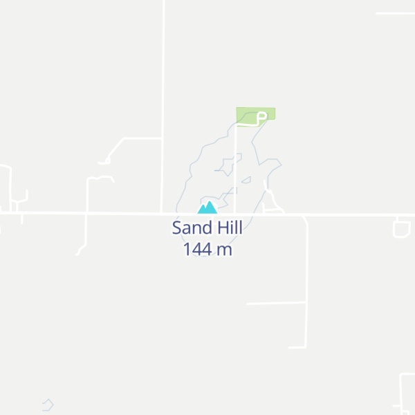 Map of Sand Hill