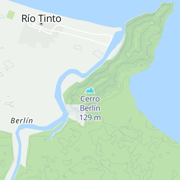 Map of Cerro Berlín