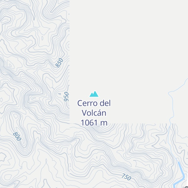 Map of Cerro del Volcán