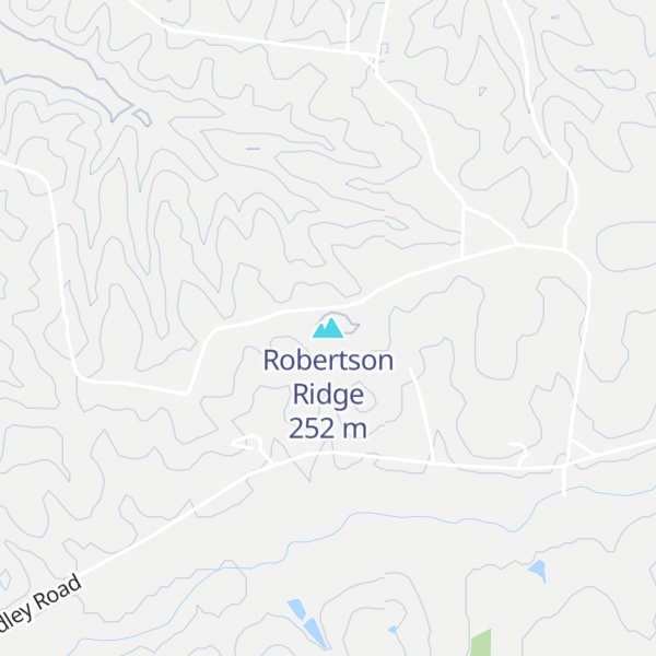 Map of Robertson Ridge