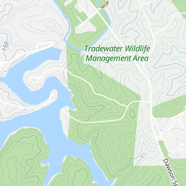 Map of Coatney Ridge