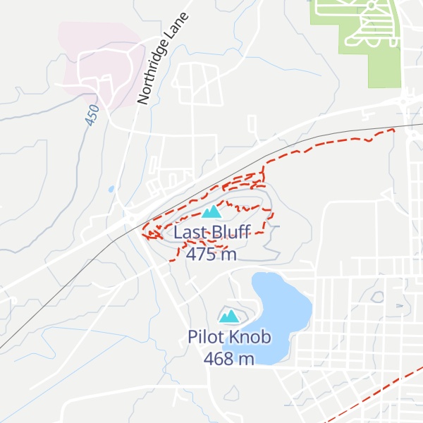 Map of Last Bluff