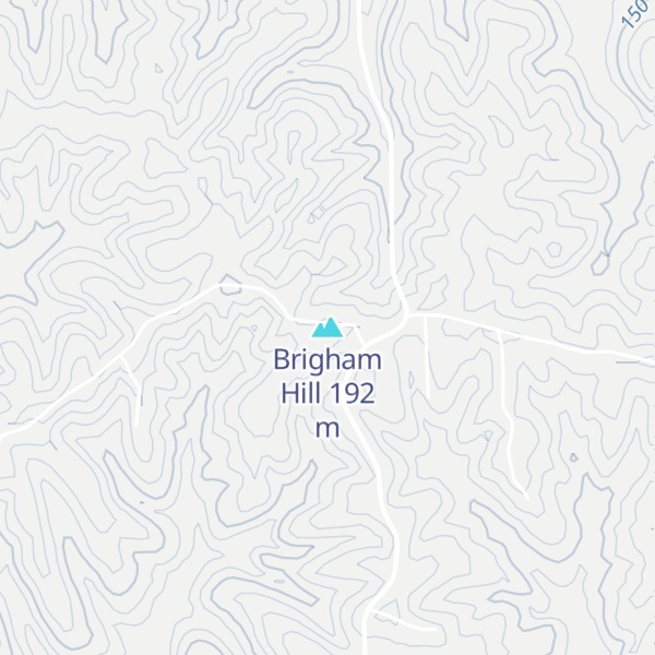 Map of Brigham Hill