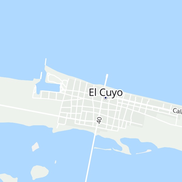 Map of Cabañas El Cuyo