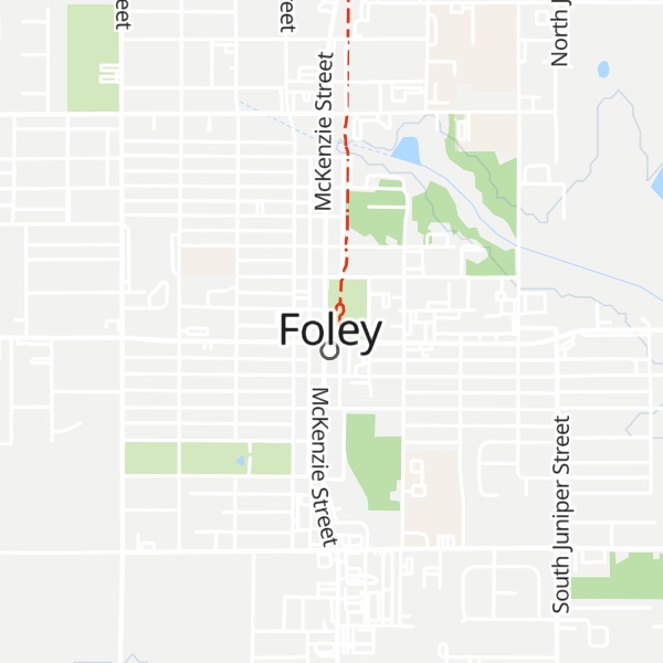 Map of Foley Welcome Center