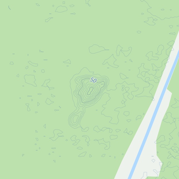 Map of Cerro Agua Caliente