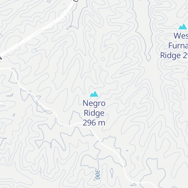 Map of Negro Ridge
