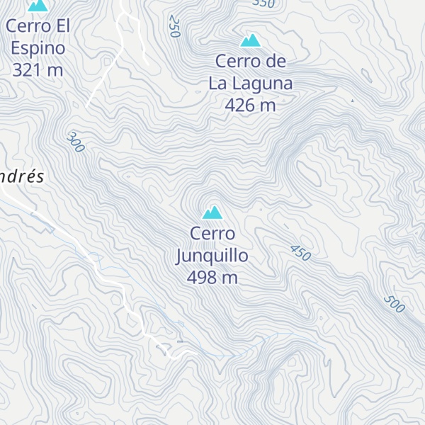 Map of Cerro Junquillo