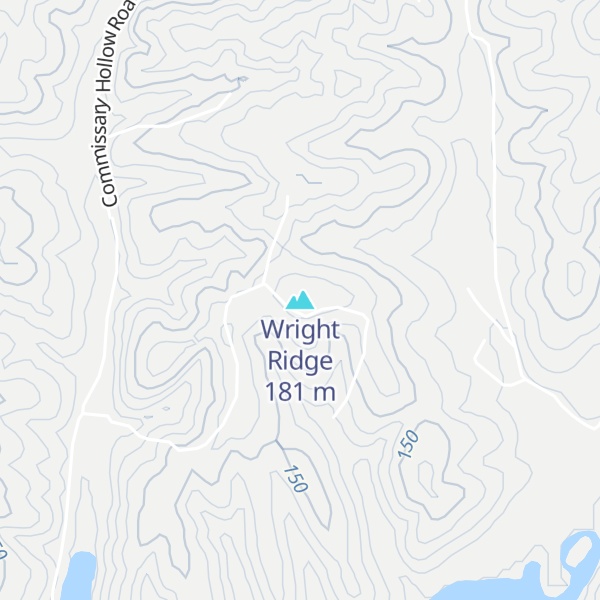 Map of Wright Ridge
