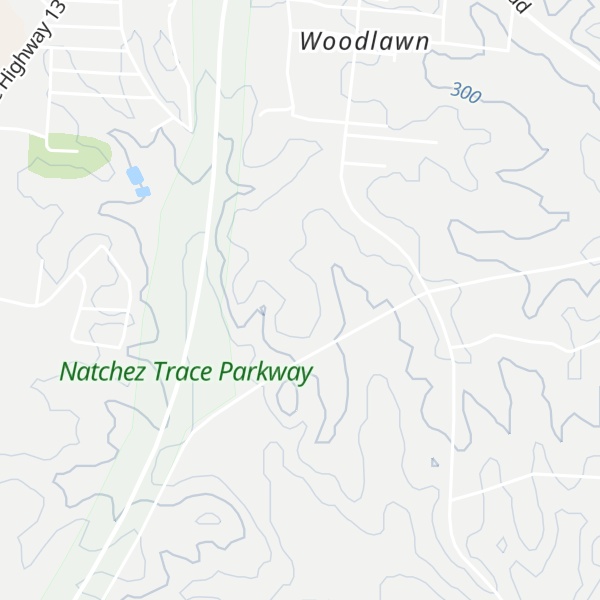 Map of Bucksnort Ridge