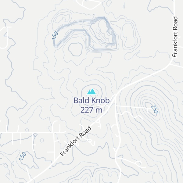 Map of Bald Knob