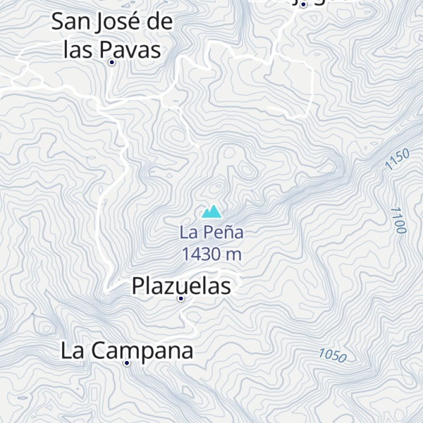Map of La Peña