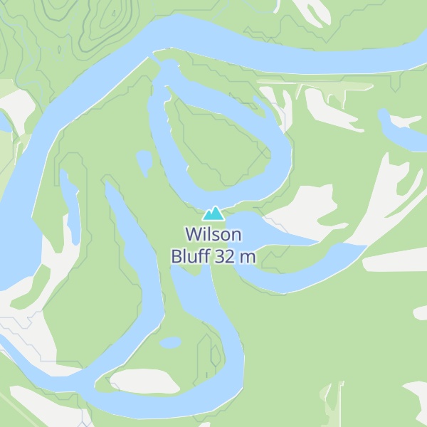 Map of Wilson Bluff