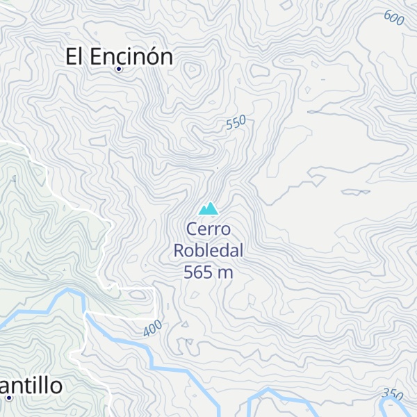 Map of Cerro Robledal