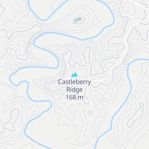 Map of Castleberry Ridge