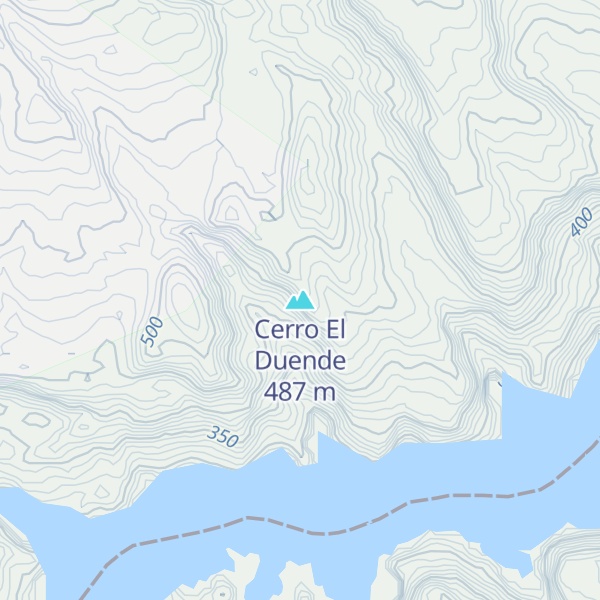 Map of Cerro El Duende