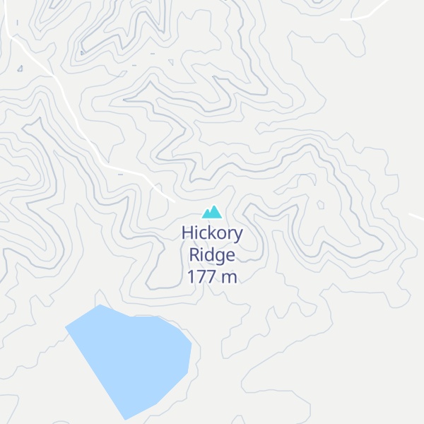 Map of Hickory Ridge