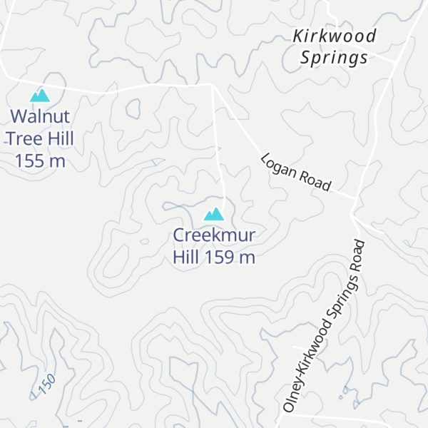 Map of Creekmur Hill
