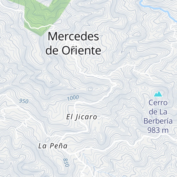 Map of Cerro del Pueblo