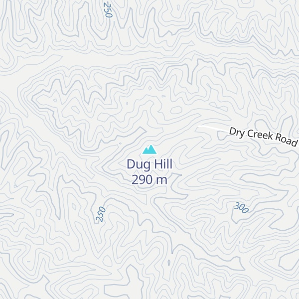 Map of Dug Hill