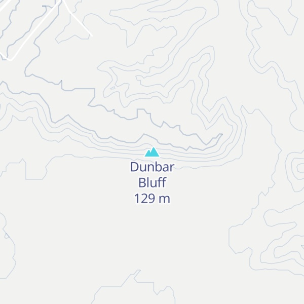 Map of Dunbar Bluff