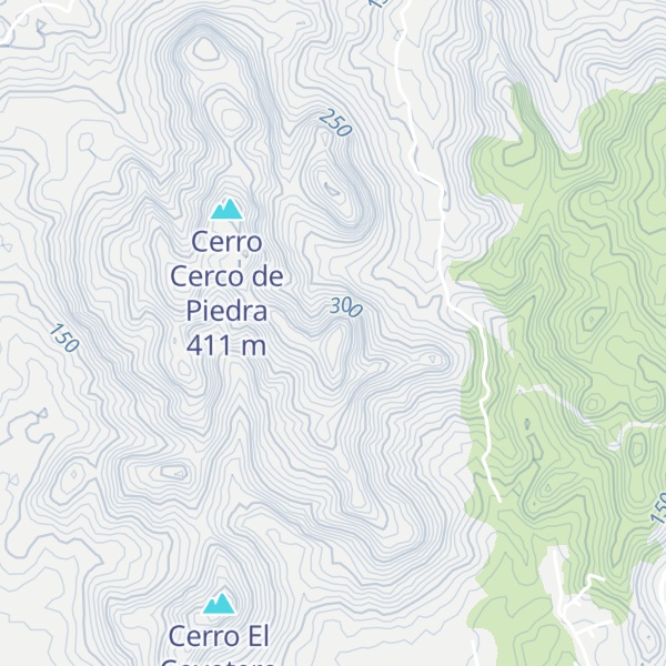 Map of Cerro Chino