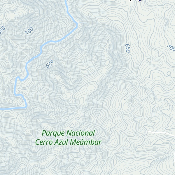Map of Cerro Plan de las Flores