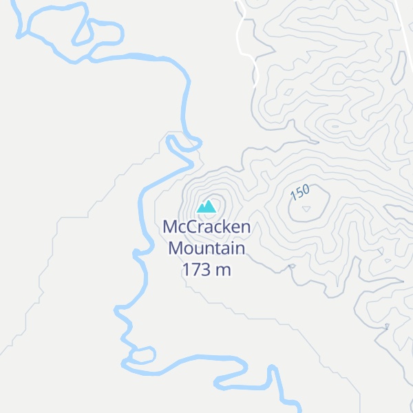 Map of McCracken Mountain