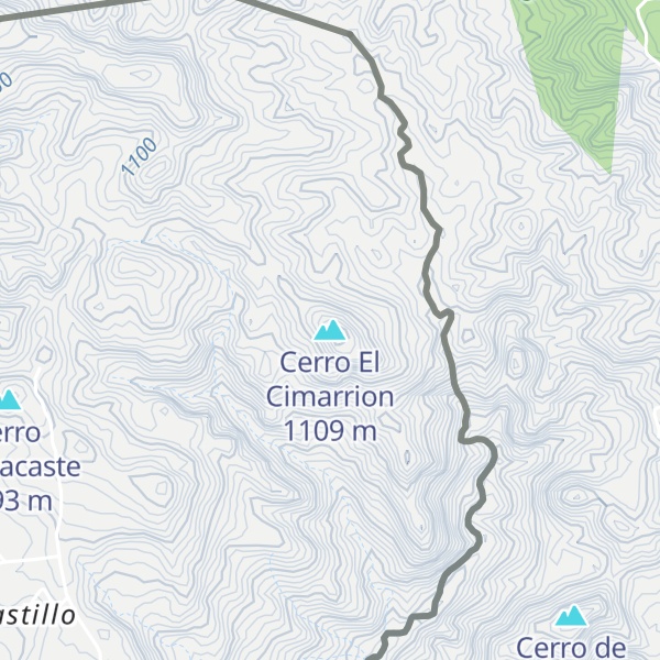 Map of Cerro El Cimarrion