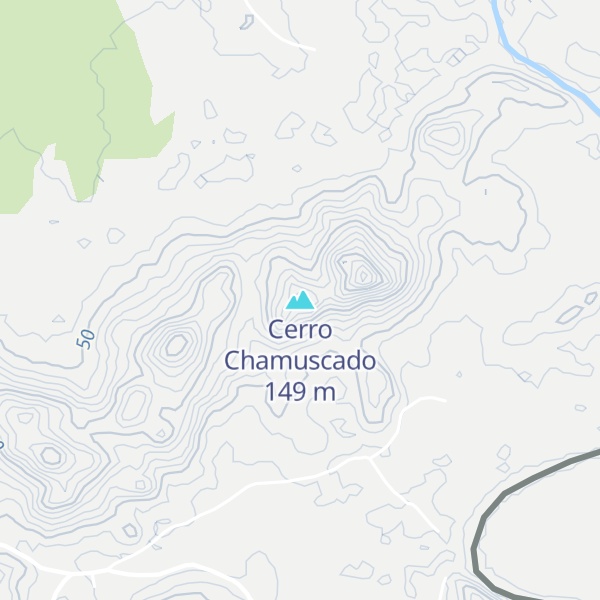 Map of Cerro Chamuscado