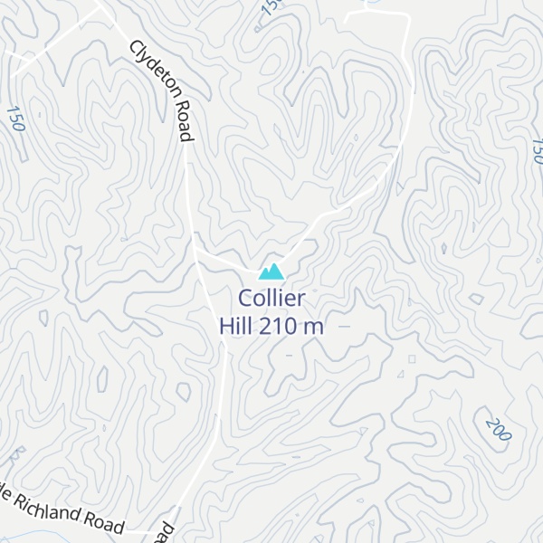 Map of Collier Hill