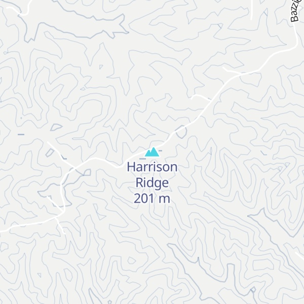Map of Harrison Ridge