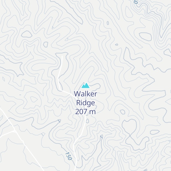 Map of Walker Ridge