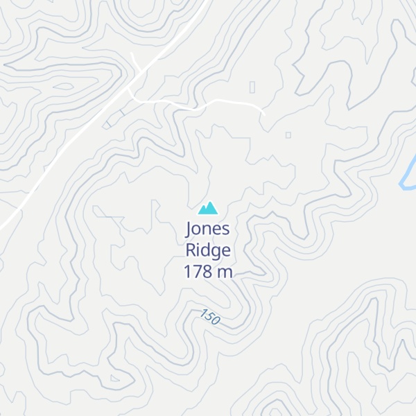 Map of Jones Ridge