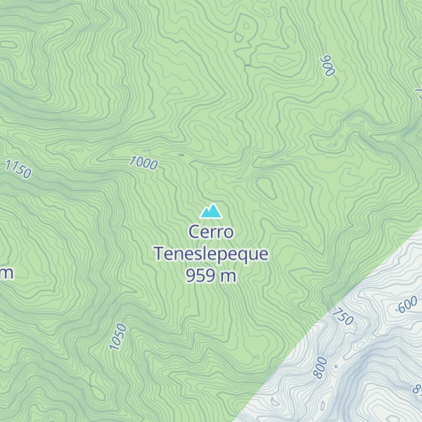 Map of Cerro Teneslepeque