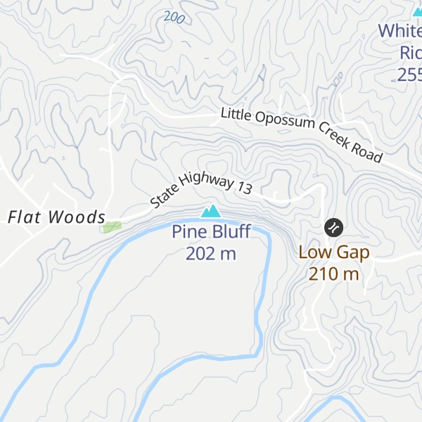 Map of Pine Bluff