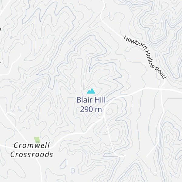 Map of Blair Hill