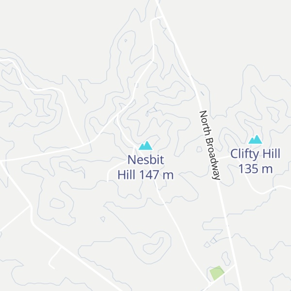 Map of Nesbit Hill