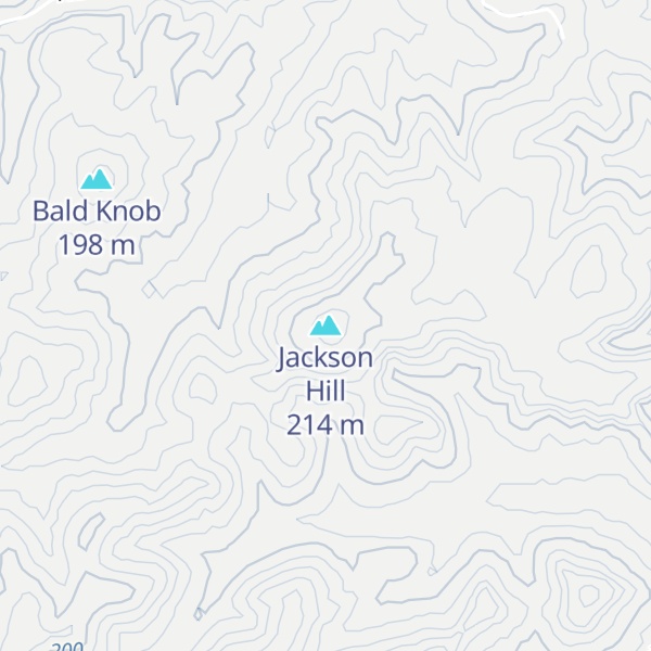 Map of Jackson Hill